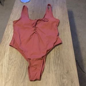 Blush bathing suit